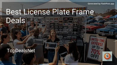 10 Best License Plate Frame Deals in 2026