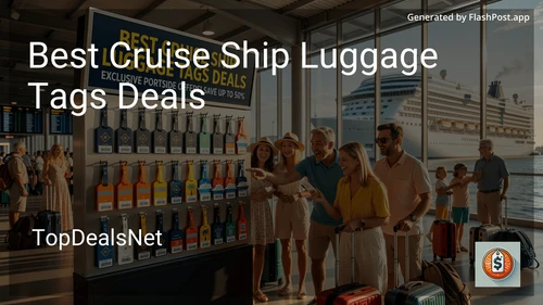 8 Best Cruise Ship Luggage Tags Deals in 2026 image