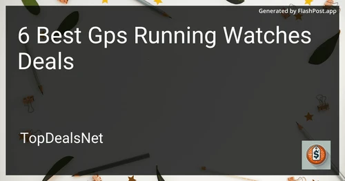6 Best GPS Running Watches Deals in 2025 image