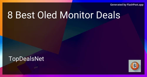 8 Best Oled Monitor Deals in 2025 image