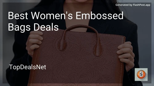 6 Best Women's Embossed Bags Deals in 2025 image