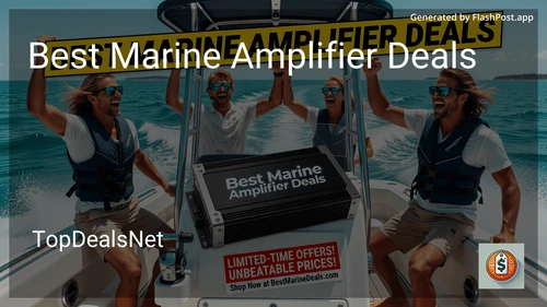 5 Best Marine Amplifier Deals in 2026 image