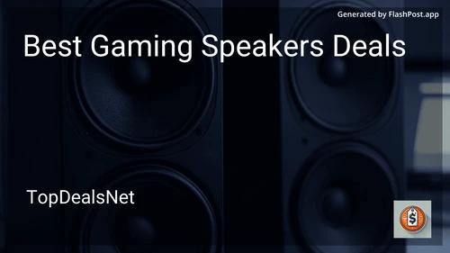 10 Best Gaming Speakers Deals in 2025 image