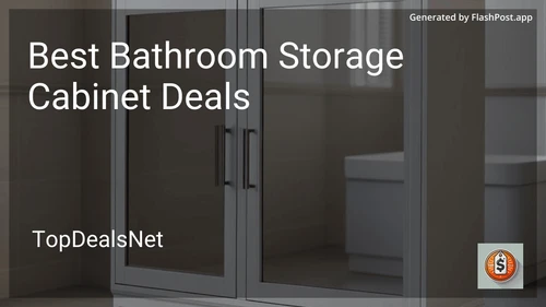 8 Best Bathroom Storage Cabinet Deals in 2025 image