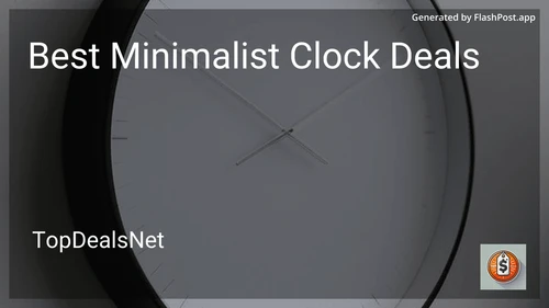 9 Best Minimalist Clock Deals in 2025 image