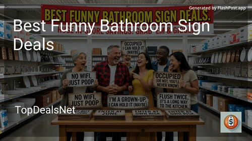 9 Best Funny Bathroom Sign Deals in 2026 image