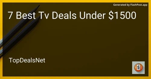 6 Best TV Deals Under $1500 in 2025 preview