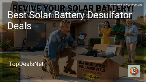10 Best Solar Battery Desulfator Deals in 2026 image