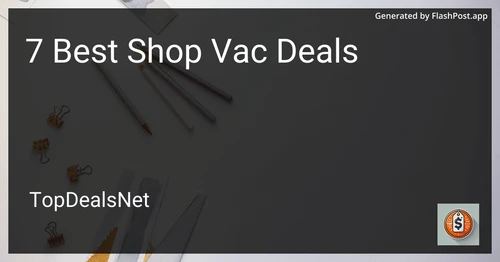 7 Best Shop Vac Deals in 2025 preview