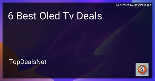 6 Best OLED TV Deals in 2025 preview