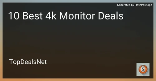 10 Best 4k Monitor Deals in 2025 image