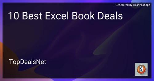 10 Best Excel Book Deals in 2025 preview