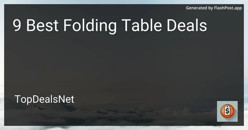 9 Best Folding Table Deals in 2025 preview