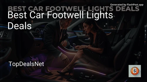 9 Best Car Footwell Lights Deals in 2026 image