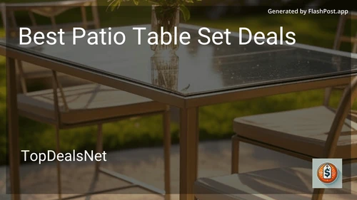 10 Best Patio Table Set Deals in 2025 image