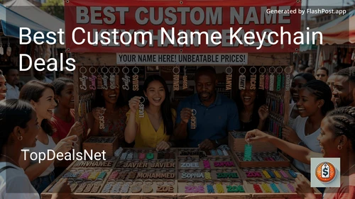10 Best Custom Name Keychain Deals in 2026 image
