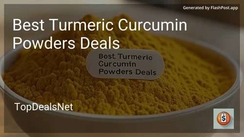 9 Best Turmeric Curcumin Powders Deals in 2025 image