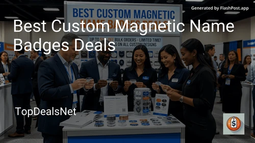9 Best Custom Magnetic Name Badges Deals in 2026 image