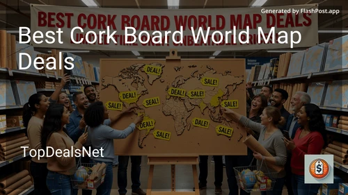 9 Best Cork Board World Map Deals in 2026 image
