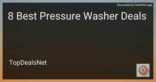 8 Best Pressure Washer Deals in 2025 preview