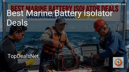 7 Best Marine Battery Isolator Deals in 2026 image