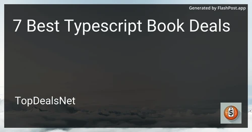 7 Best Typescript Book Deals in 2025 preview