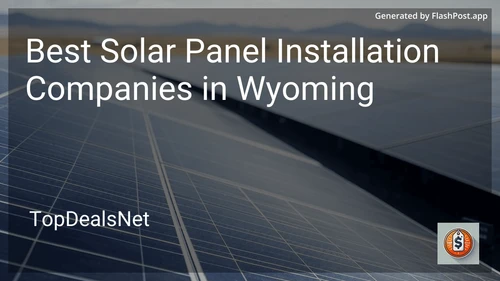 2 Best Solar Panel Installation Companies in Wyoming in 2025 image
