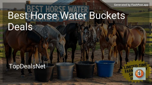 6 Best Horse Water Buckets Deals in 2026 image