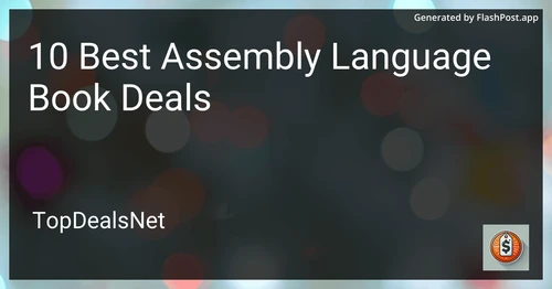 10 Best Assembly Language Book Deals in 2025 image