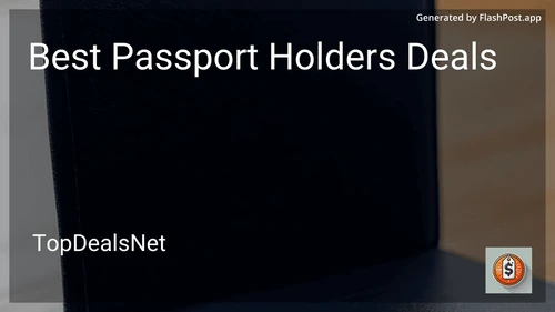 7 Best Passport Holders Deals in 2025 image