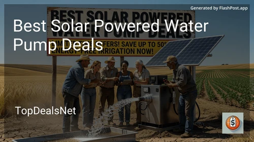 10 Best Solar Powered Water Pump Deals in 2026 image