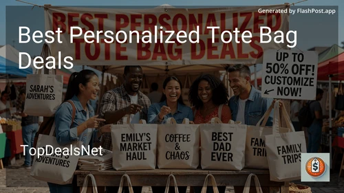 8 Best Personalized Tote Bag Deals in 2026 image