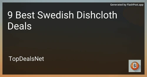 9 Best Swedish Dishcloth Deals in 2025 preview