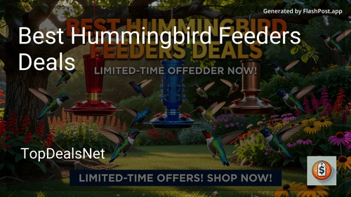 9 Best Hummingbird Feeders Deals in 2026 image
