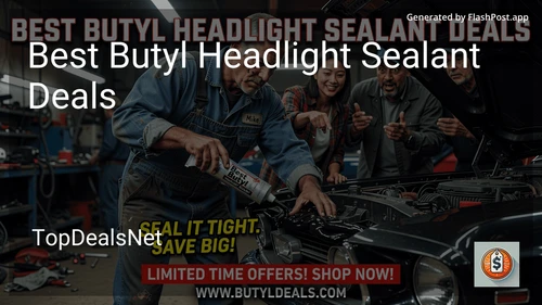 8 Best Butyl Headlight Sealant Deals in 2026 image