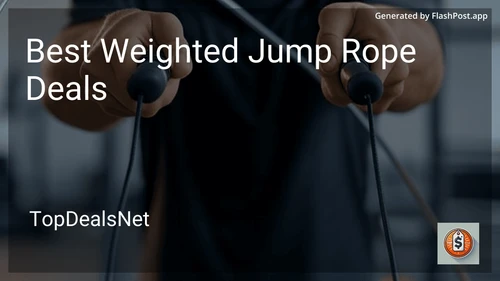 9 Best Weighted Jump Rope Deals in 2026 image