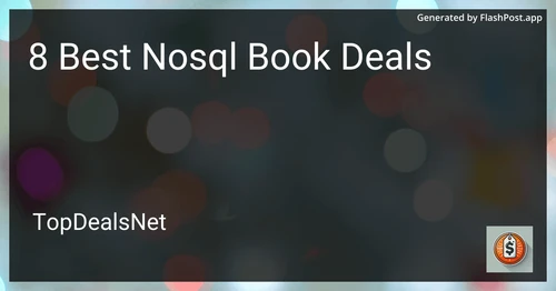 8 Best NoSQL Book Deals in 2025 preview