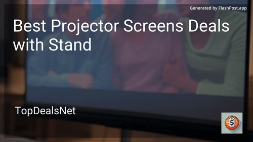 10 Best Projector Screens Deals with Stand in 2025 image