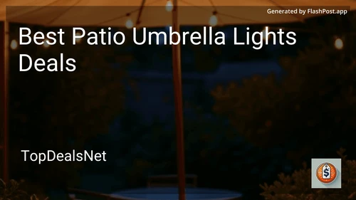 8 Best Patio Umbrella Lights Deals in 2026 preview