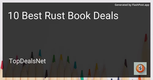 10 Best Rust Book Deals in 2025 image