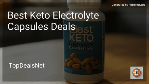 6 Best Keto Electrolyte Capsules Deals in 2026 image