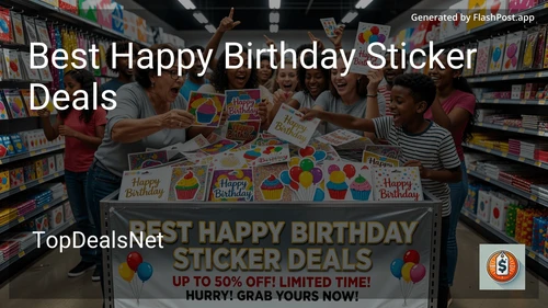 10 Best Happy Birthday Sticker Deals in 2026 image