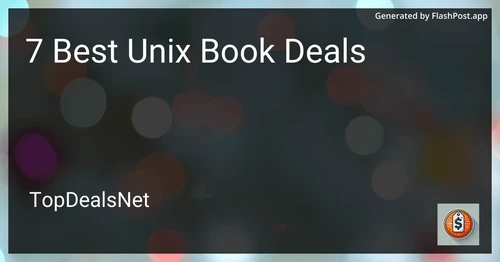 7 Best Unix Book Deals in 2025 preview