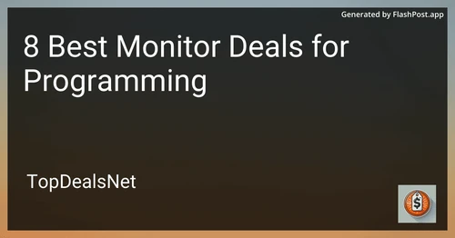 8 Best Monitor Deals for Programming in 2025 image