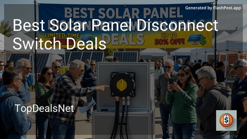 8 Best Solar Panel Disconnect Switch Deals in 2026 image