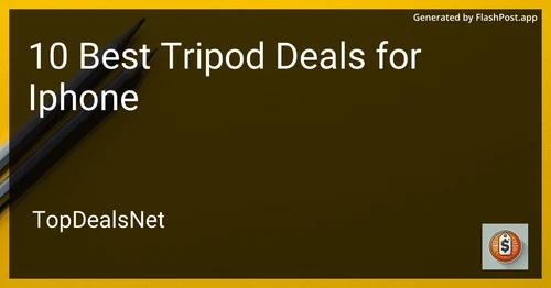 10 Best Tripod Deals for iPhone in 2025 image