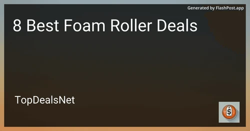 8 Best Foam Roller Deals in 2025 image