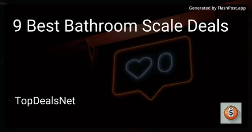9 Best Bathroom Scale Deals in 2025 image