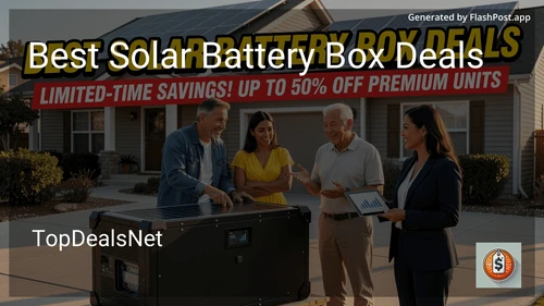 7 Best Solar Battery Box Deals in 2026 image