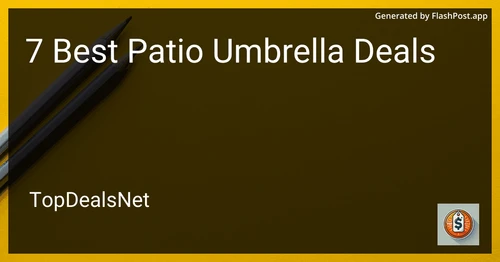 6 Best Patio Umbrella Deals in 2025 preview